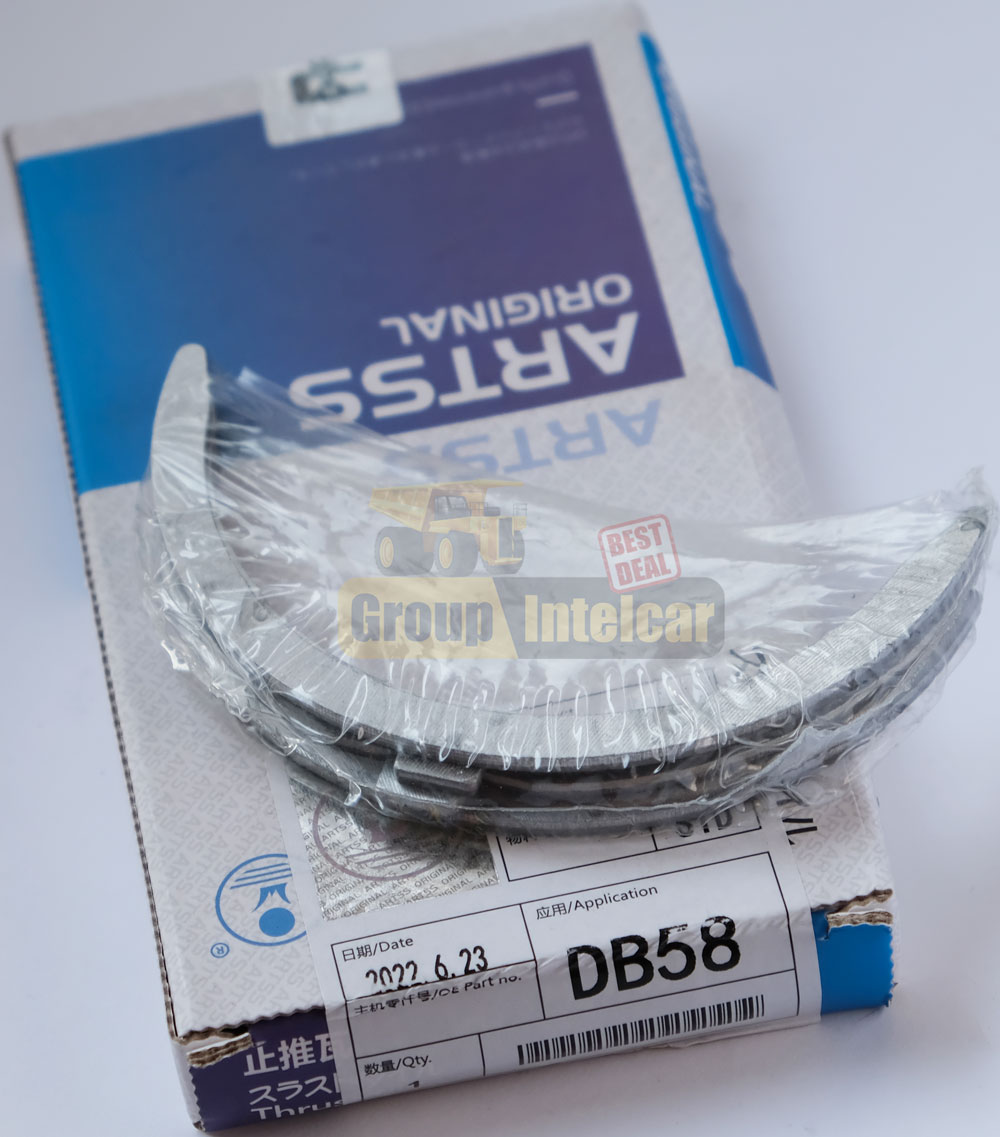 Упорные полукольца коленвала Doosan DB58TIS