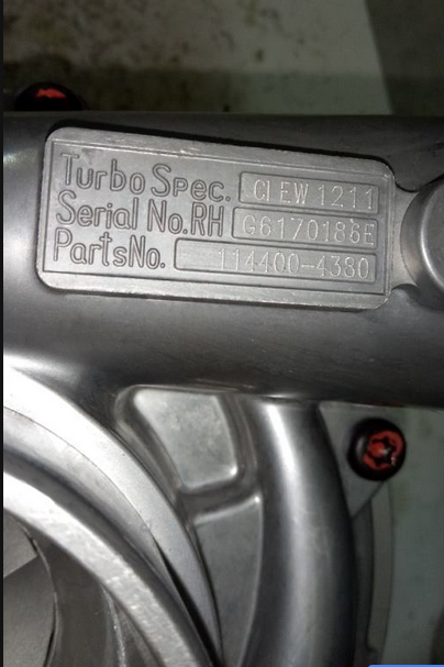 Турбокомпрессор Isuzu 6HK1 (IHI)